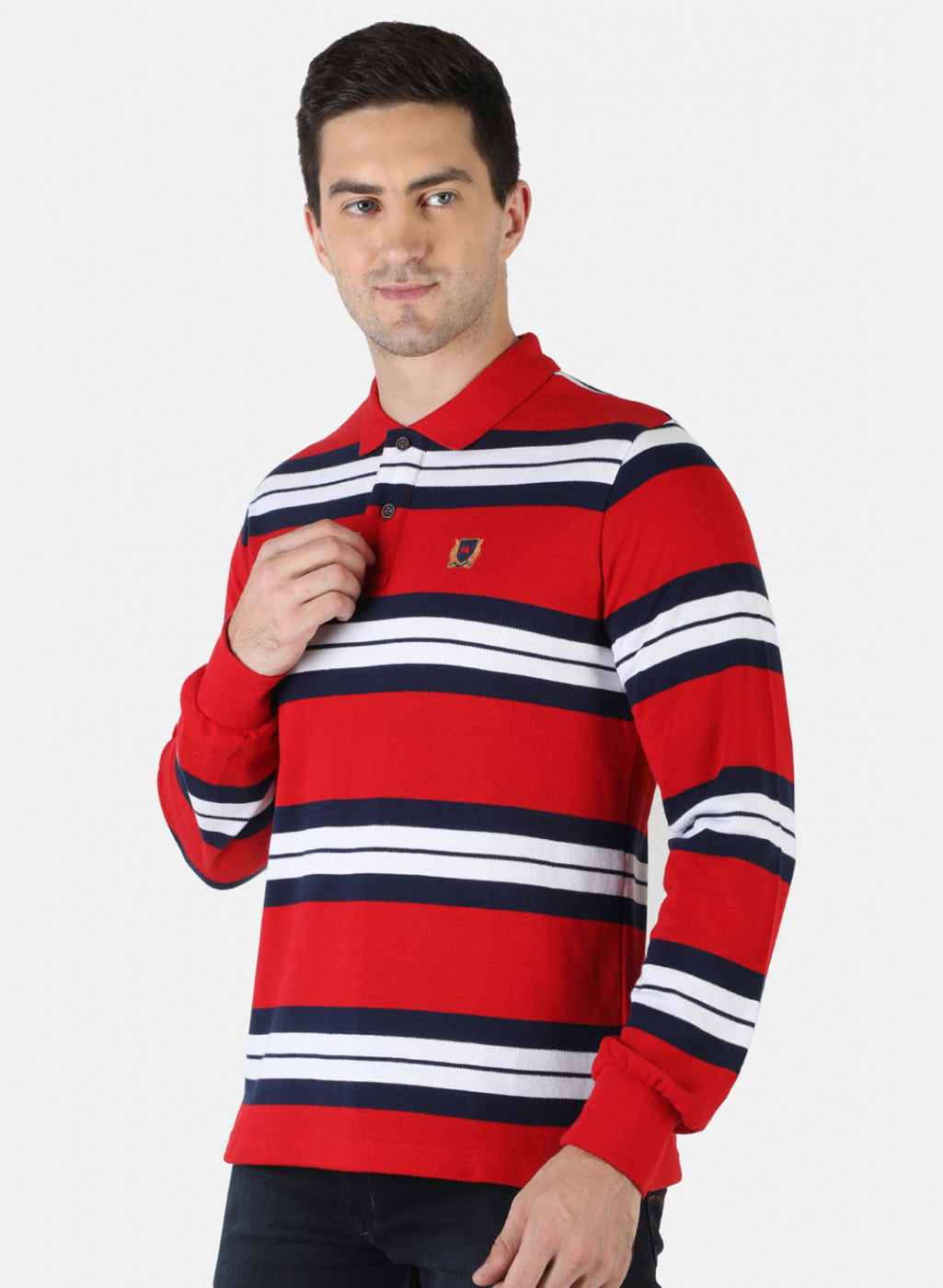 Men Red Stripe T-Shirt