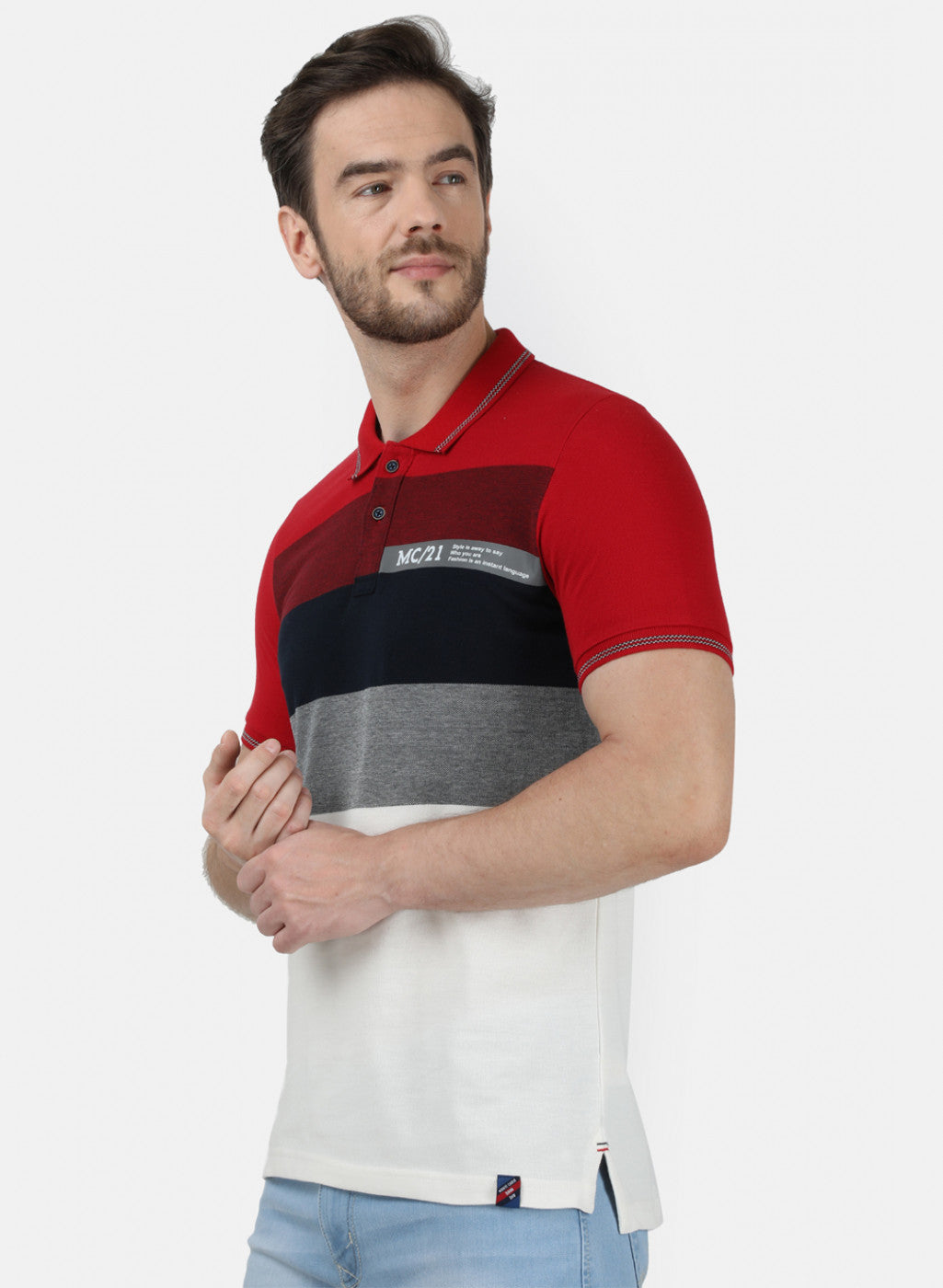 Mens Red Stripe T-Shirt