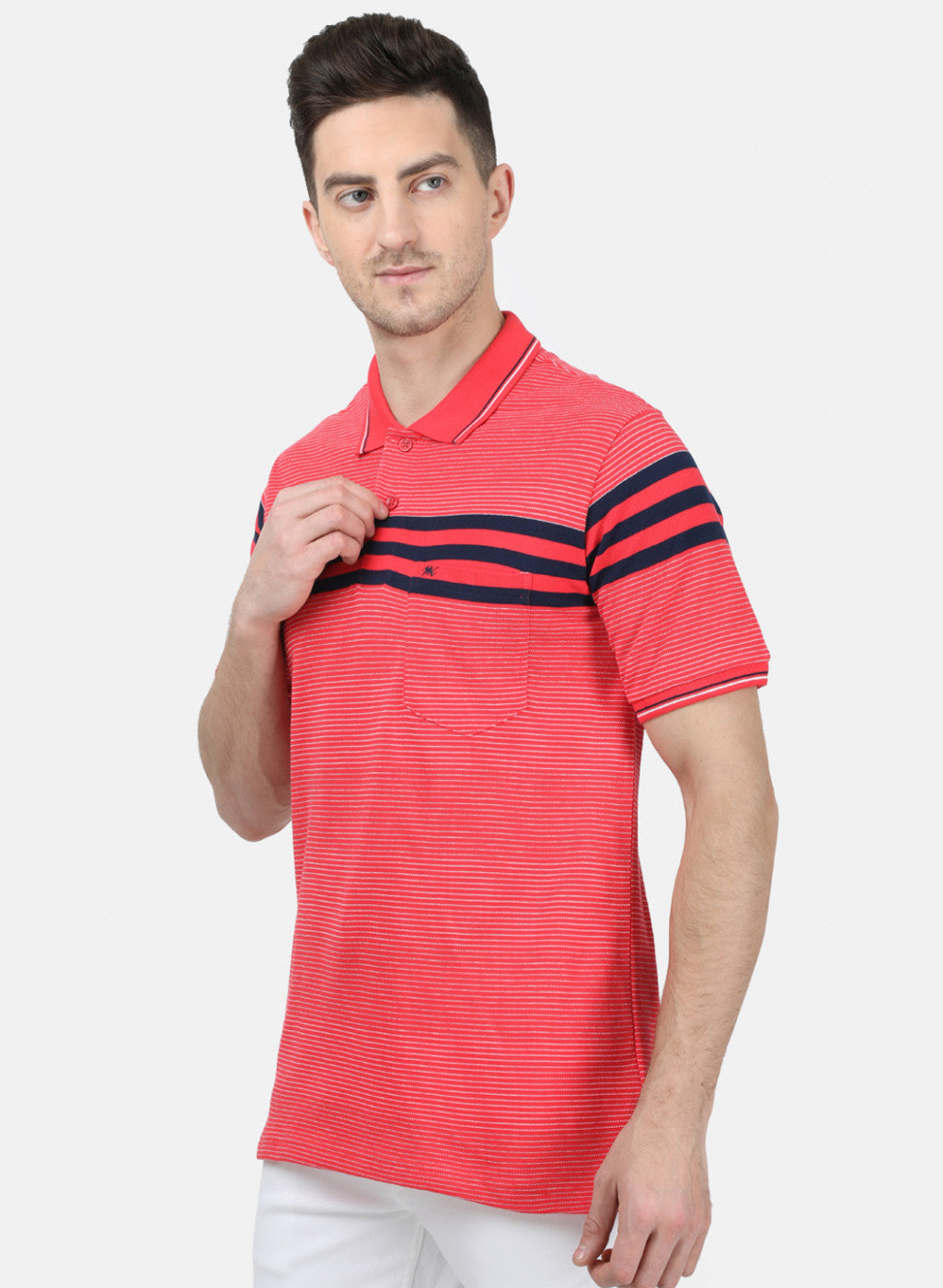 Mens Red Stripe T-Shirt