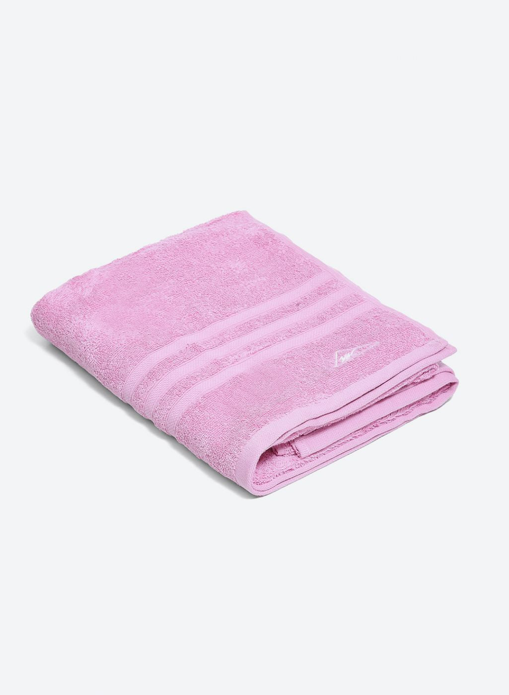 Pink Cotton 525 GSM Bath Towel