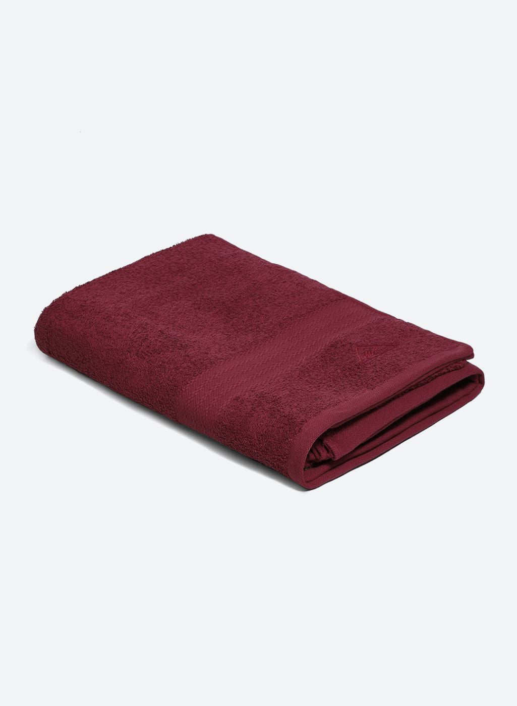 Maroon Cotton 400 GSM Bath Towel