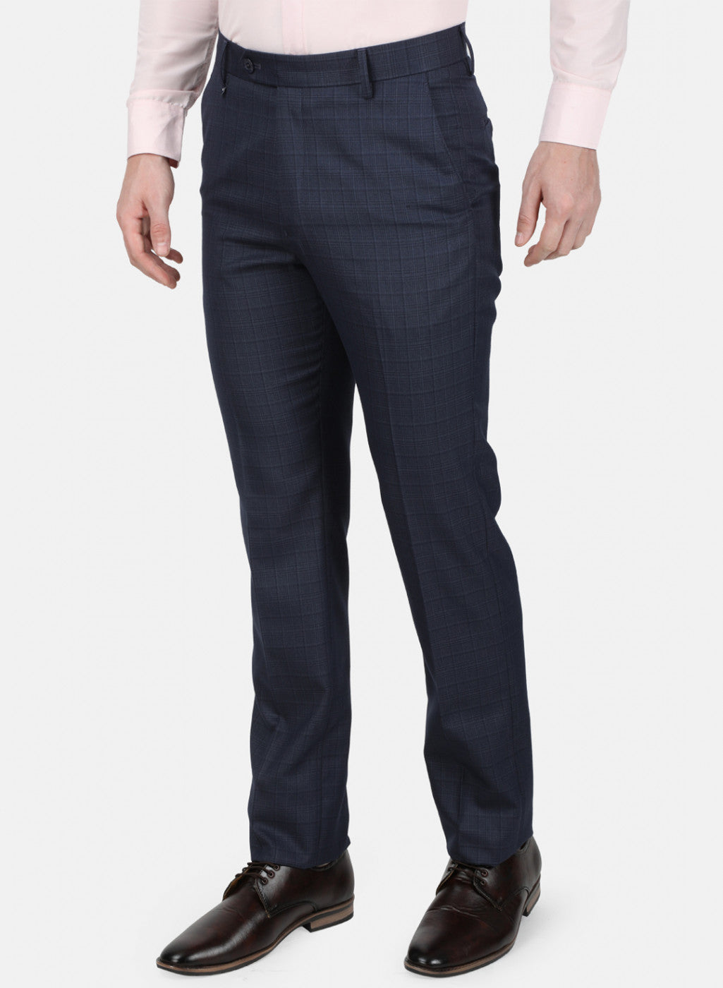 Mens Grey Smart Trouser