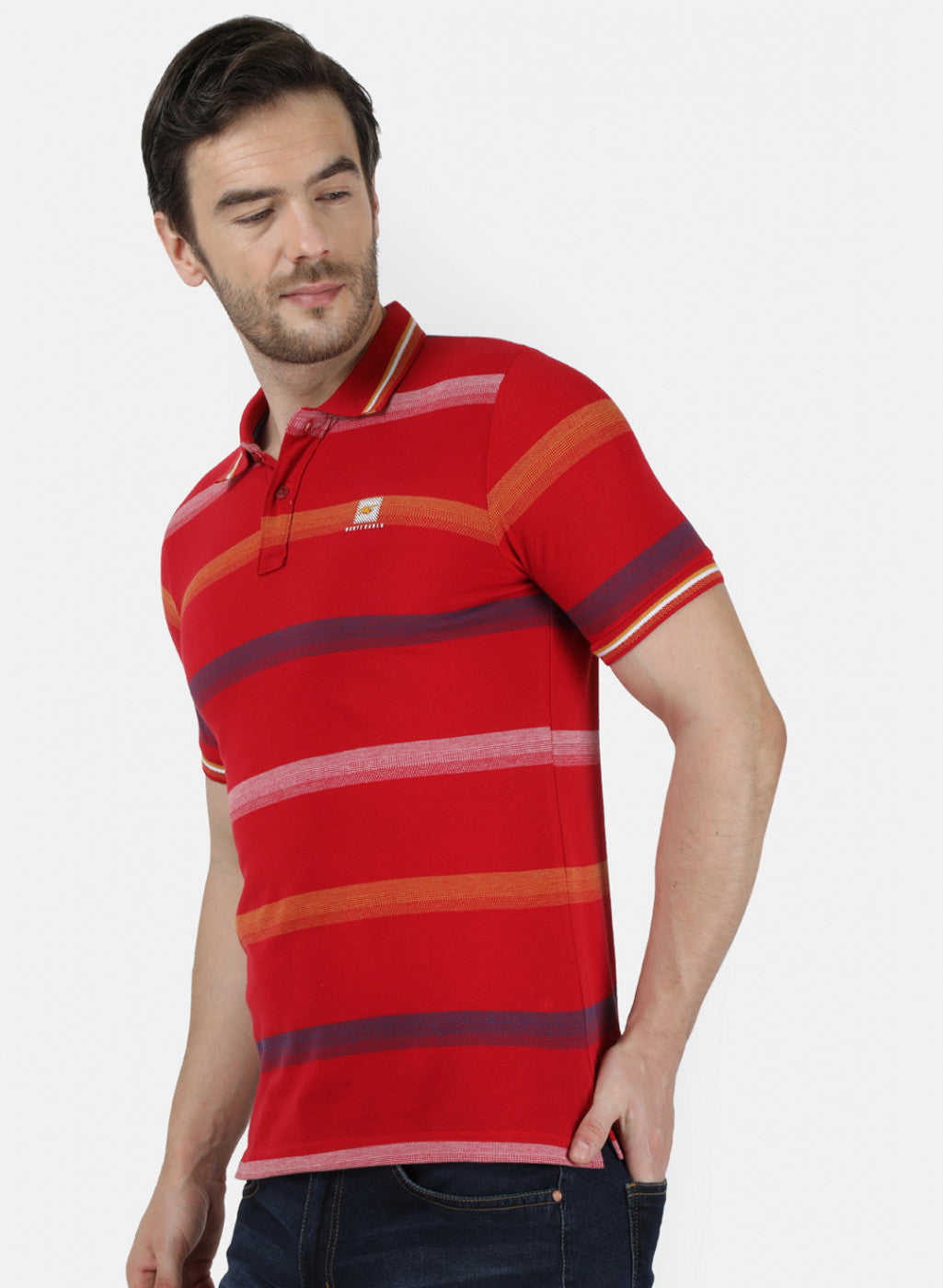 Mens Red Stripe T-Shirt