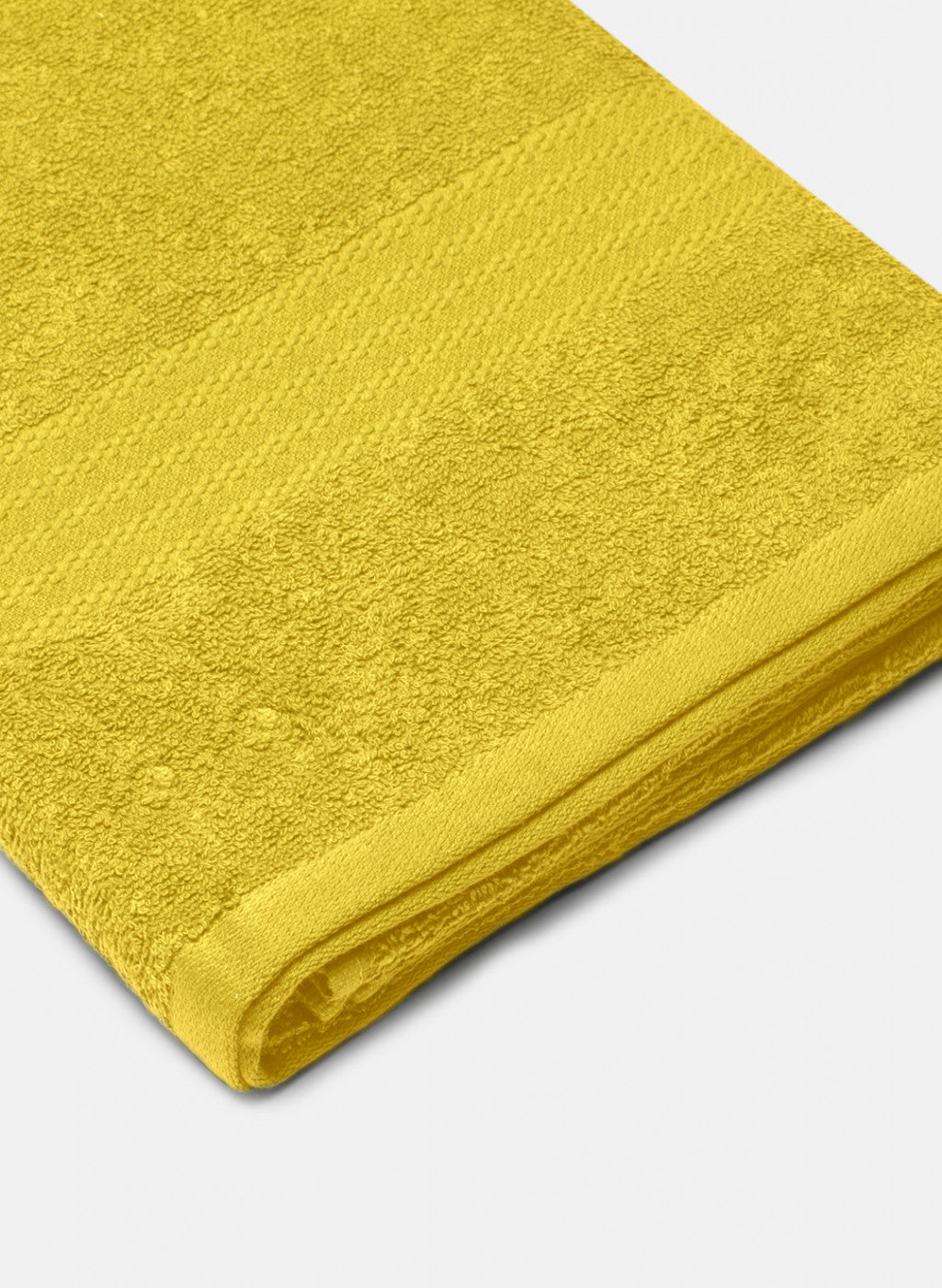 Yellow Cotton 400 GSM Bath Towel