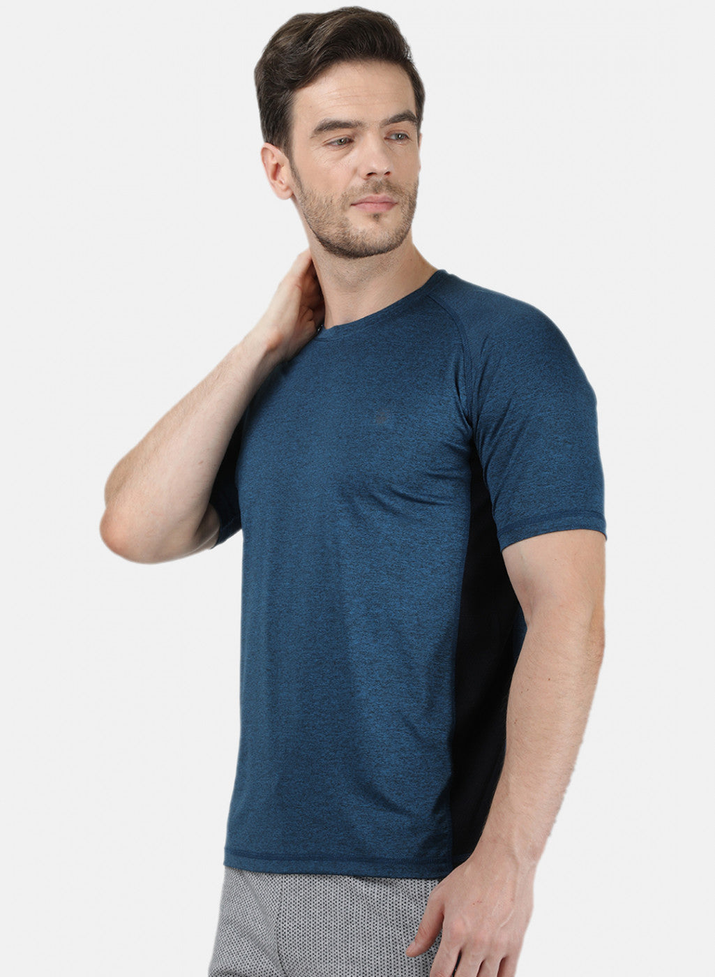 Mens Blue Printed T-Shirt