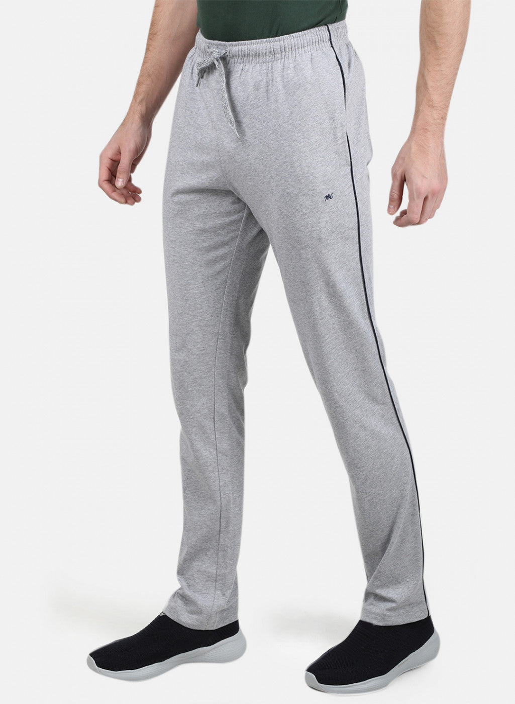 Mens Grey Plain Lower