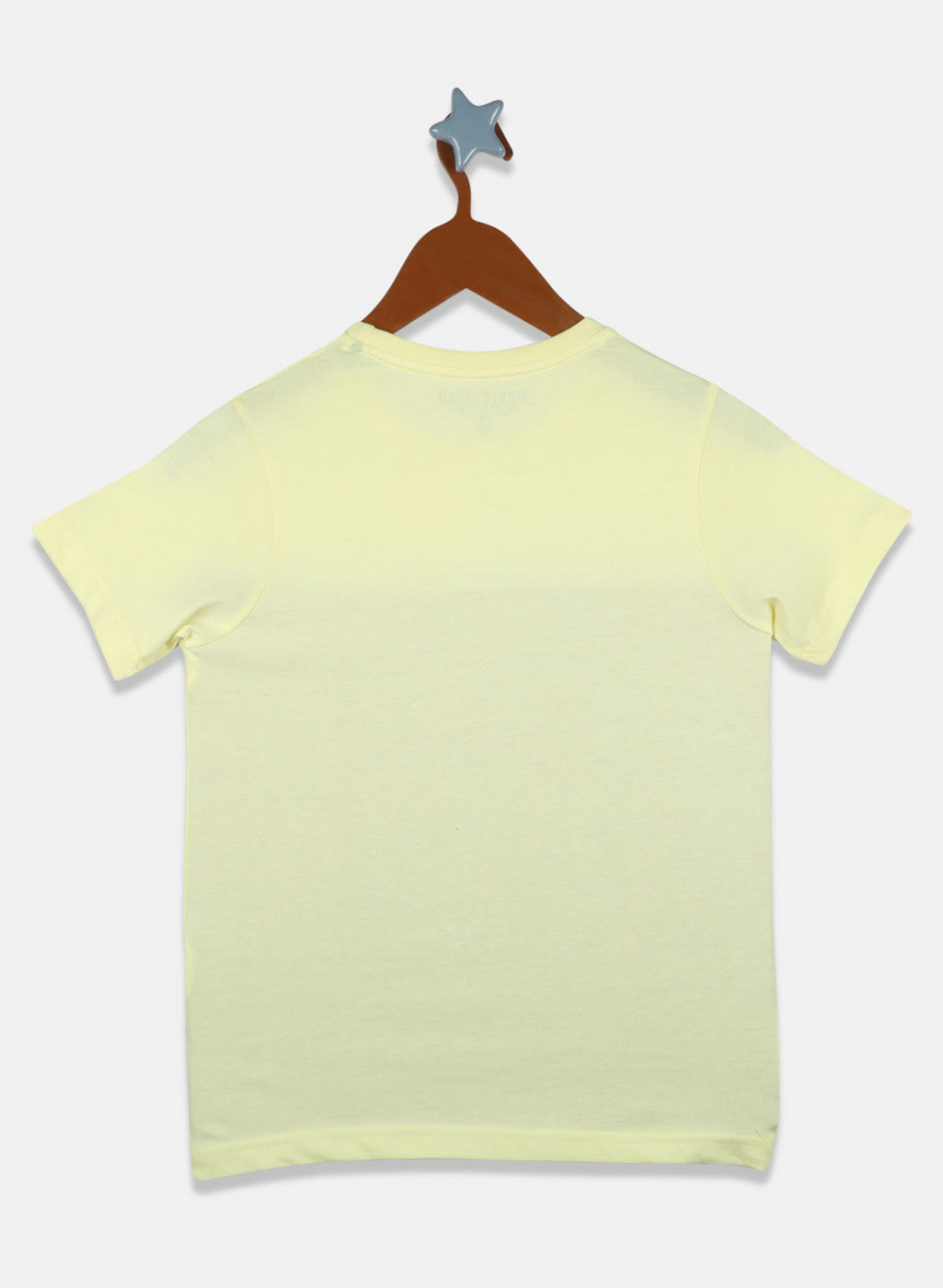 Boys Yellow Plain T-Shirt