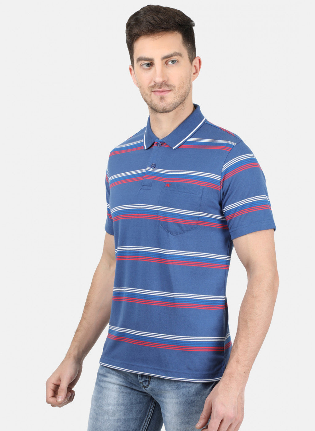 Mens Blue Stripe T-Shirt