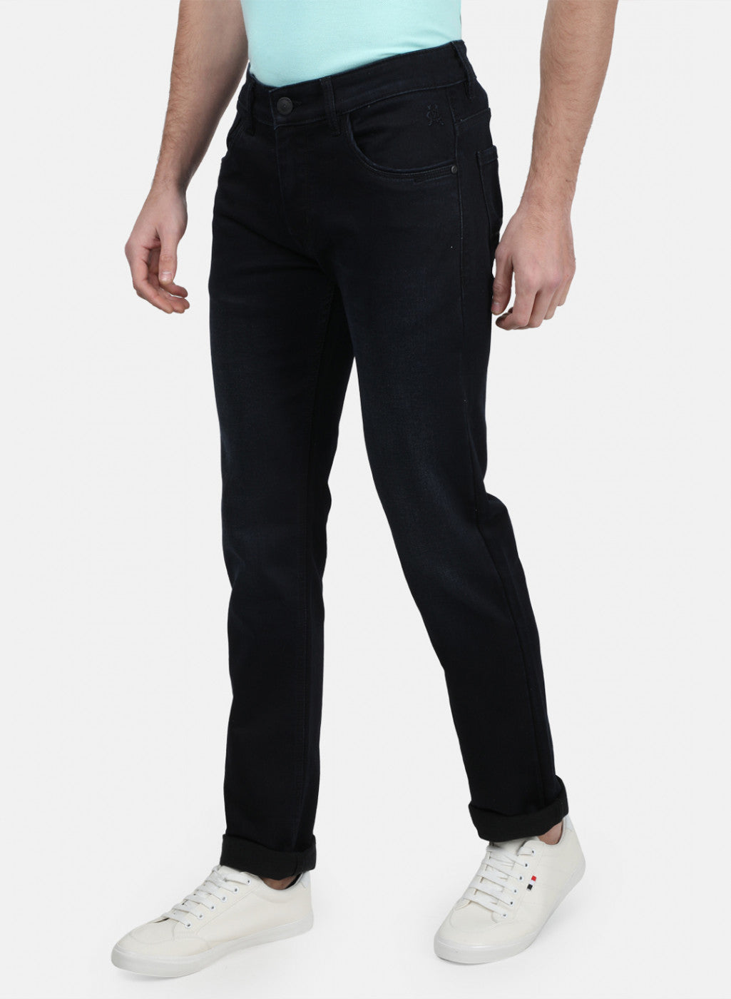 Mens Black NArrow Denim