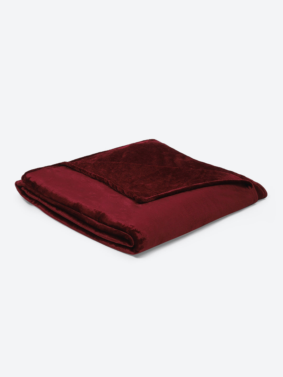 Solid 100% Polyster Double Bed Blanket for AC Room