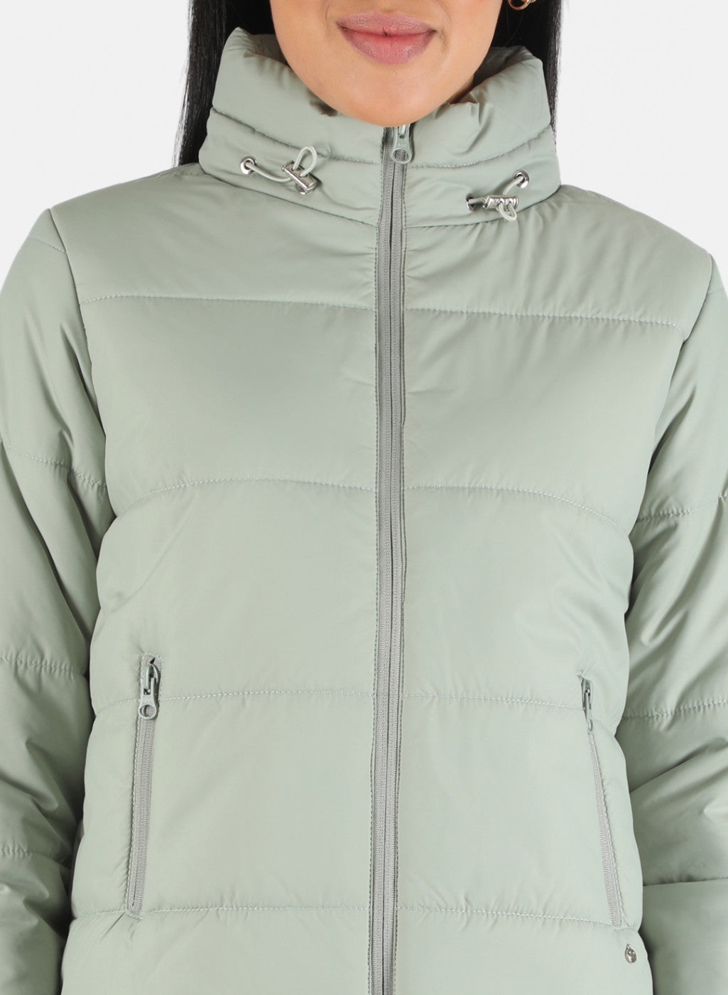 Women Green Solid Jacket