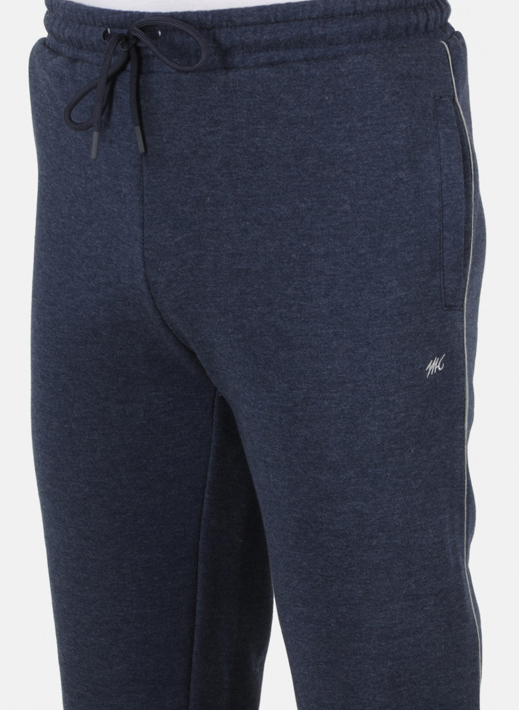 Men Blue Solid Tracksuit