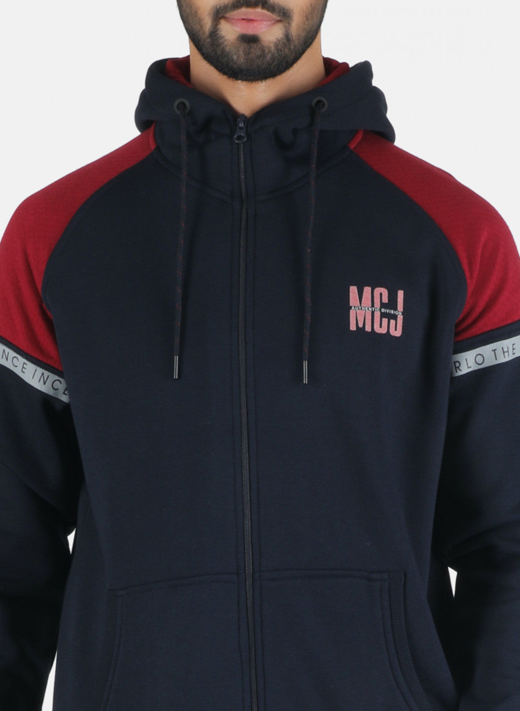 Men NAvy Blue Solid Tracksuit