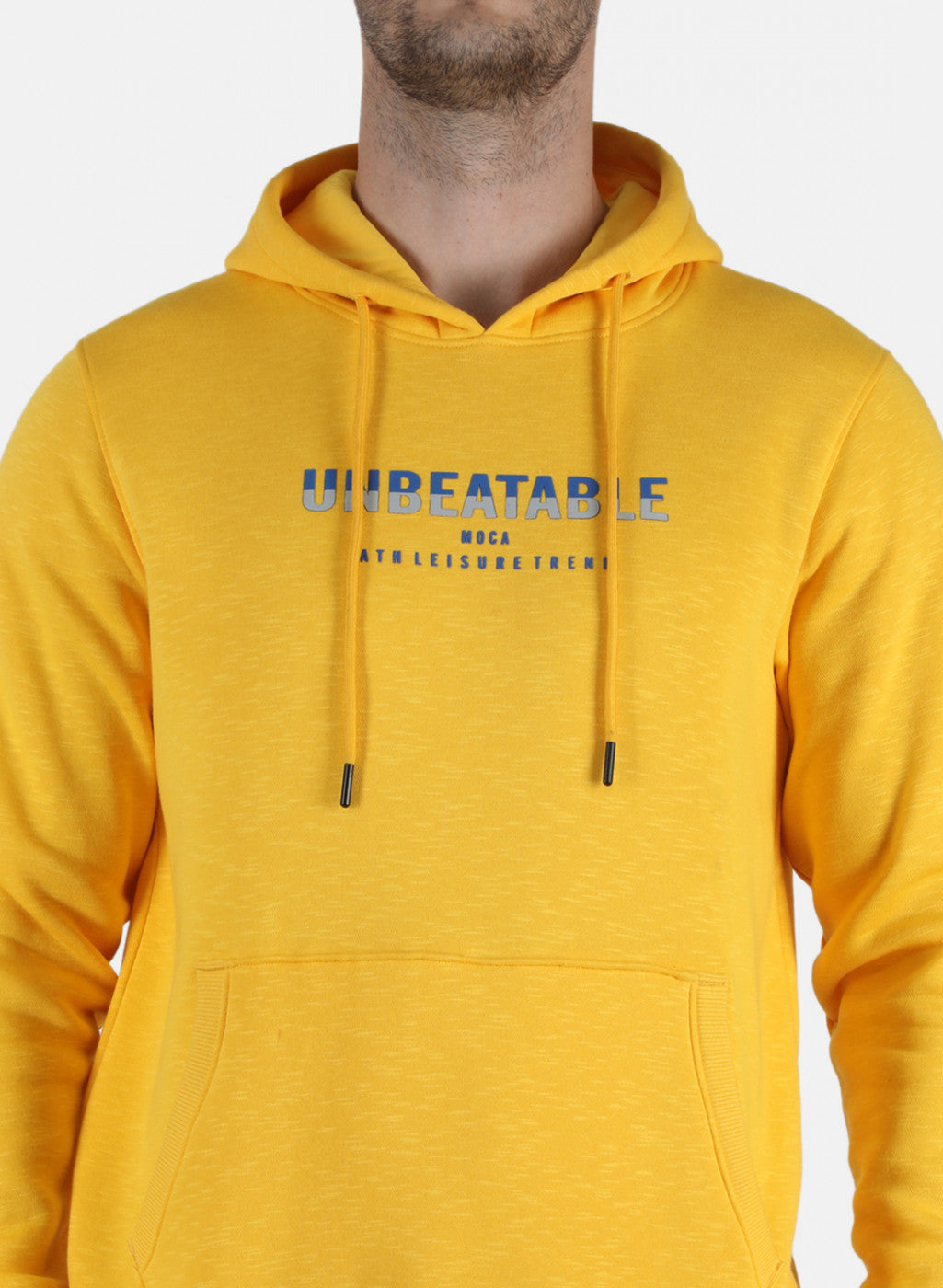 Men Yellow Printed Sweatshirt