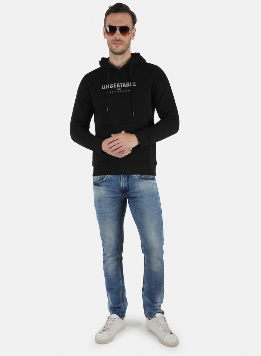 Men Black Printed Sweatshirt