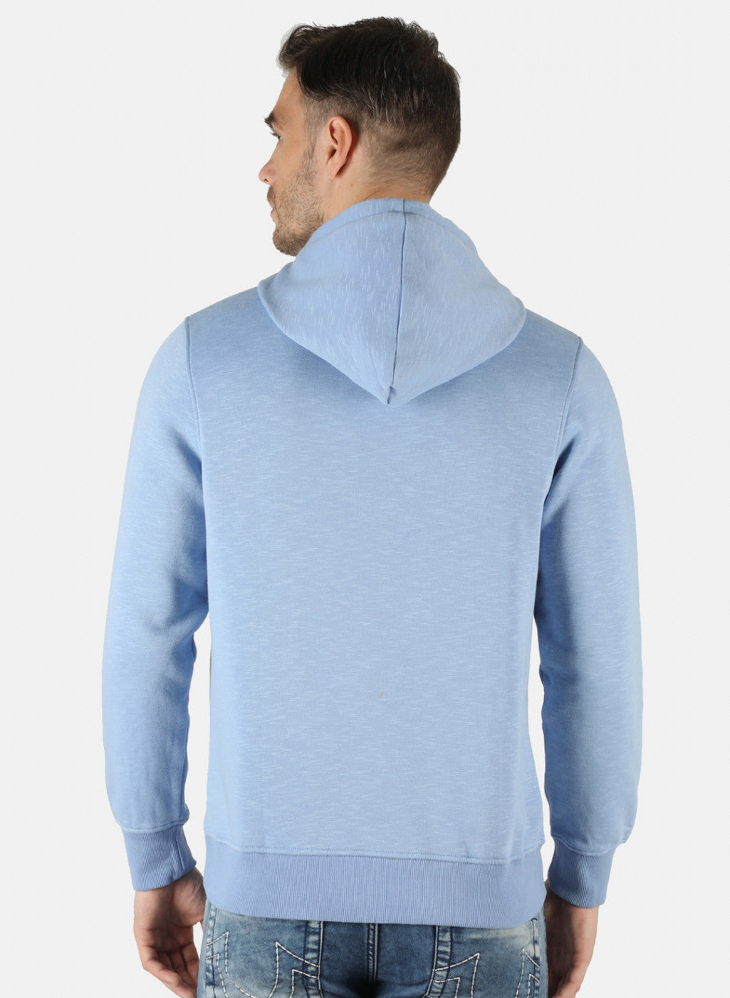 Men Blue Printed Sweatshirt