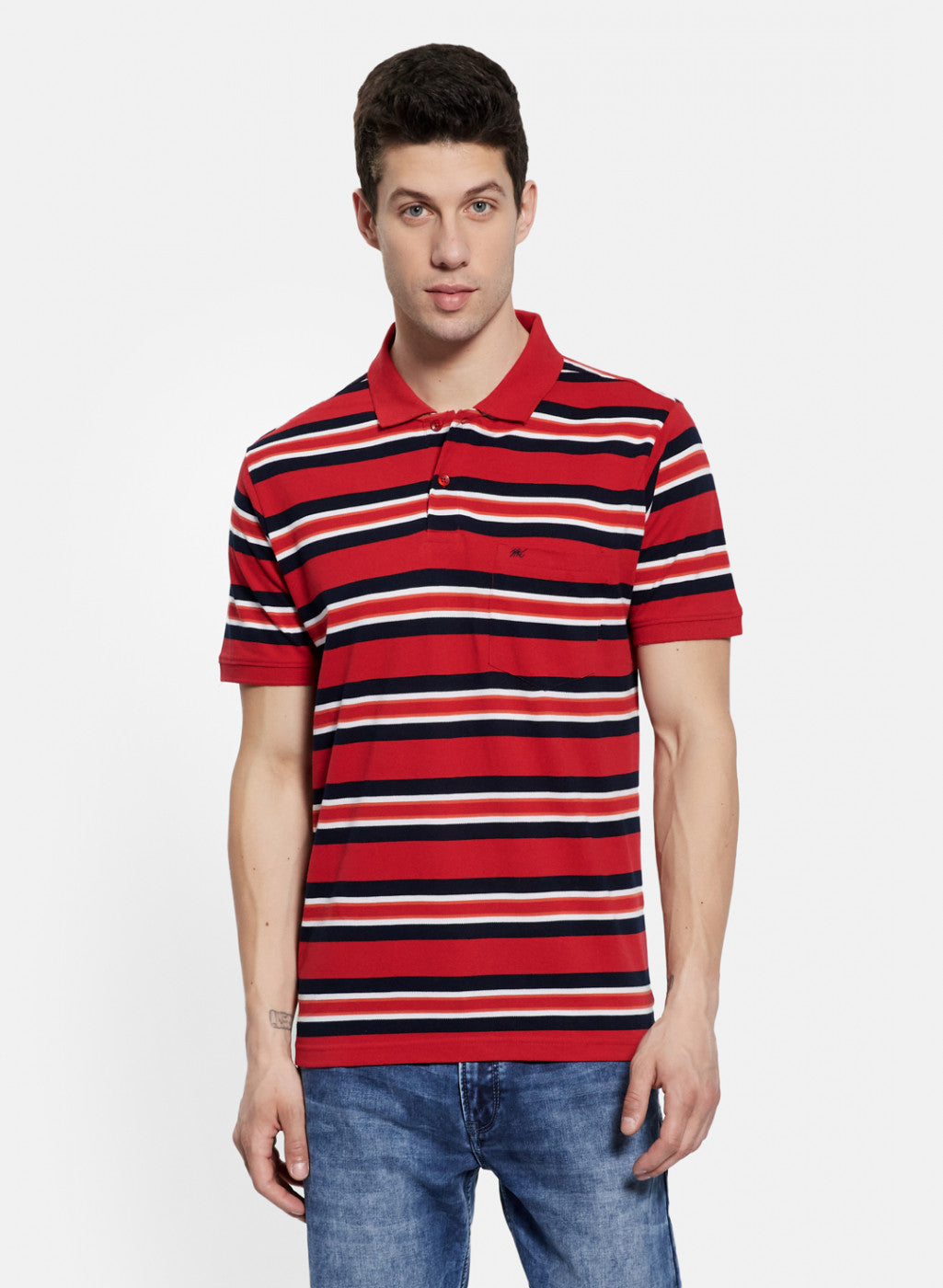 Mens Red Stripe T-Shirt