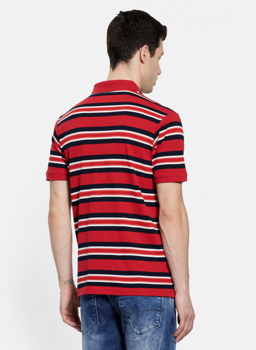 Mens Red Stripe T-Shirt