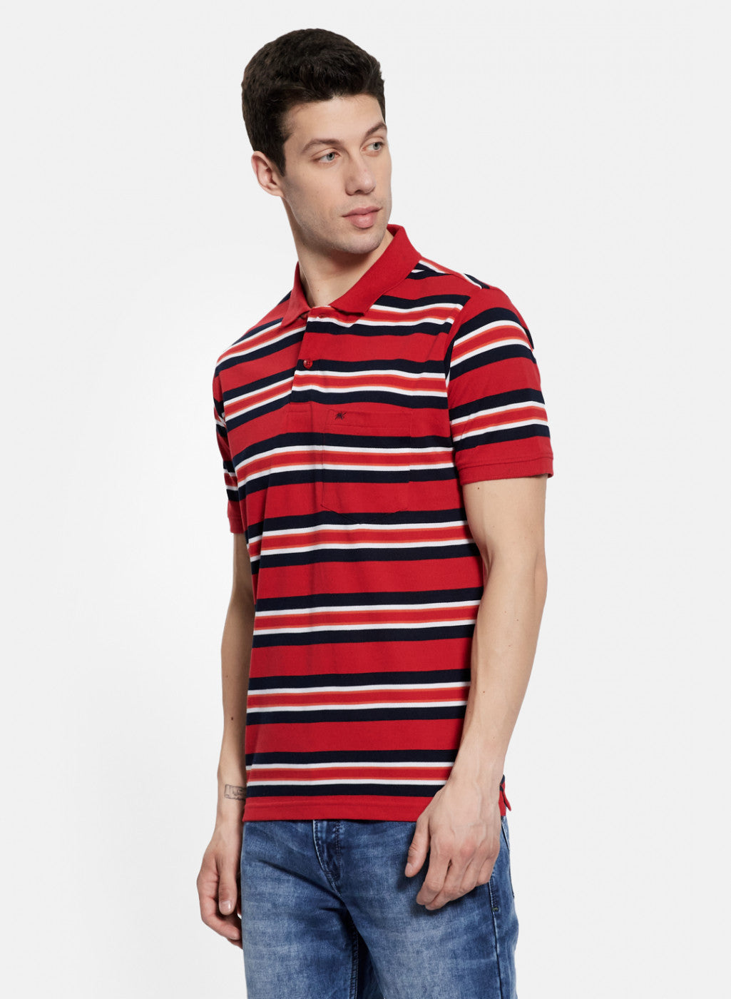 Mens Red Stripe T-Shirt