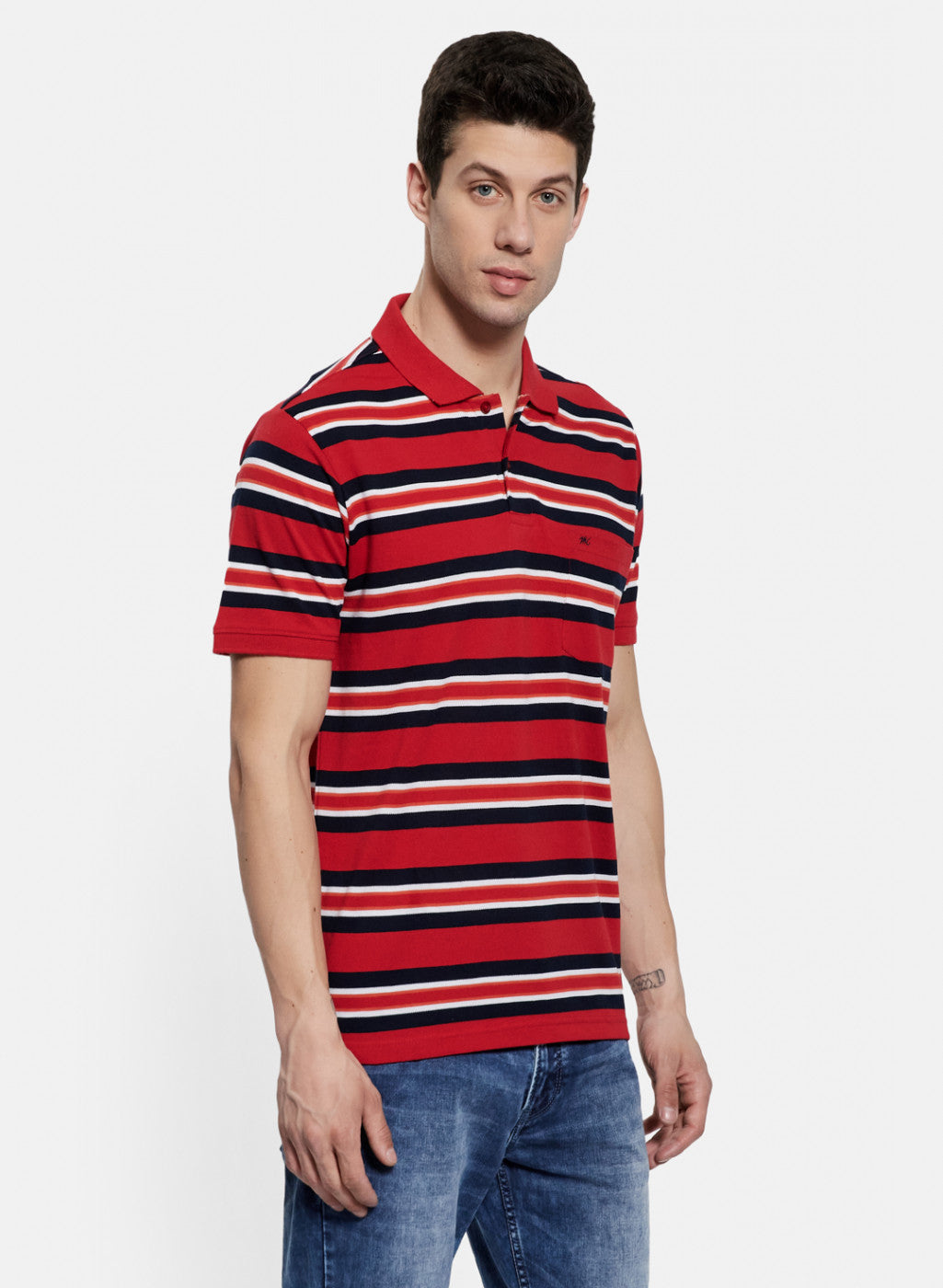 Mens Red Stripe T-Shirt