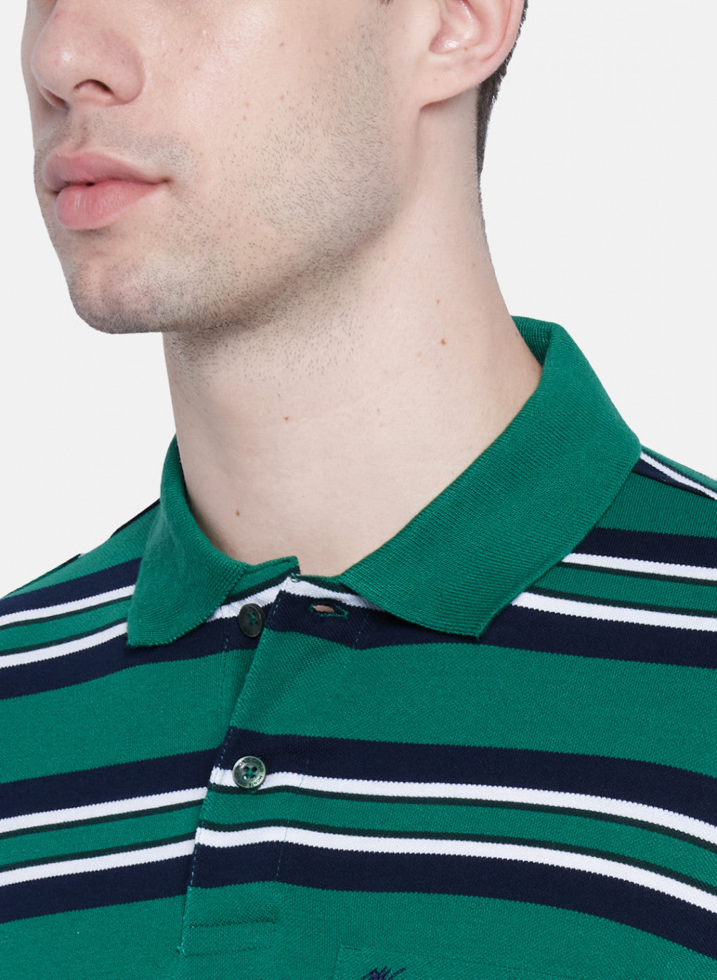 Mens Green Stripe T-Shirt