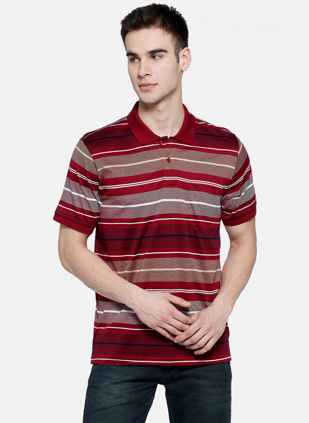 Mens Red Stripe T-Shirt