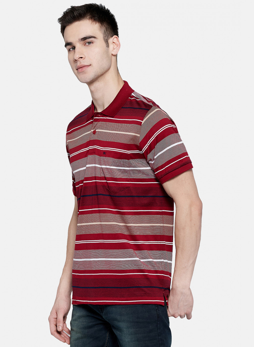 Mens Red Stripe T-Shirt