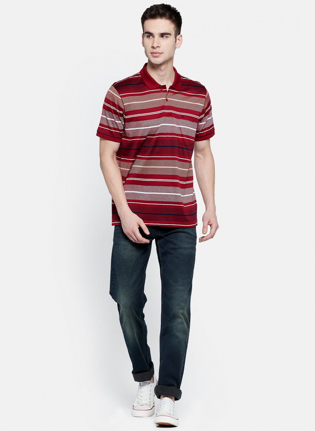 Mens Red Stripe T-Shirt