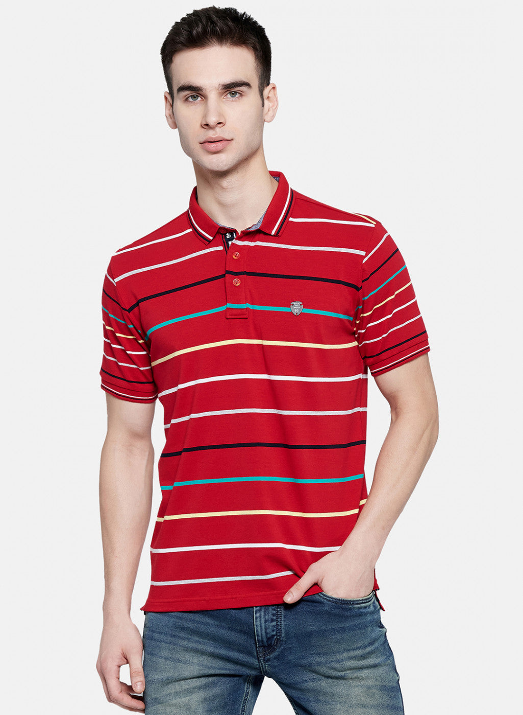 Mens Red Stripe T-Shirt