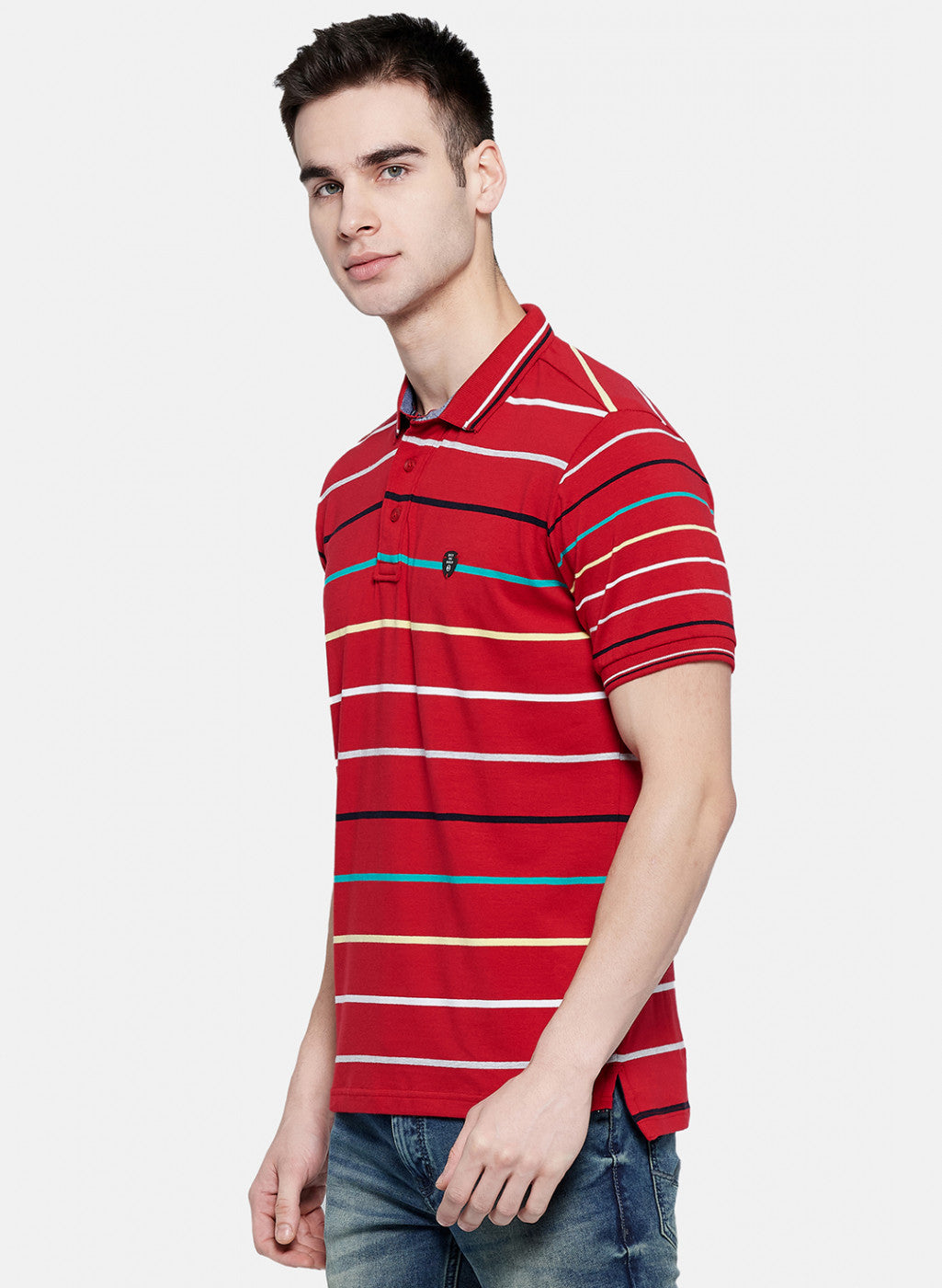 Mens Red Stripe T-Shirt