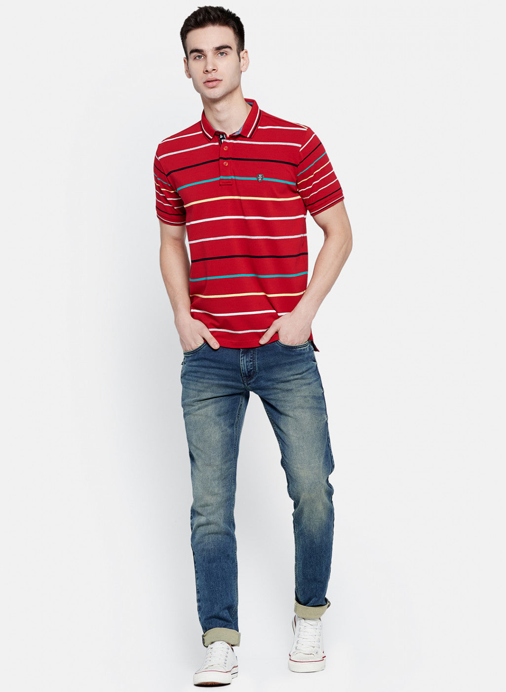 Mens Red Stripe T-Shirt