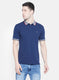 Mens Blue Plain T-Shirt