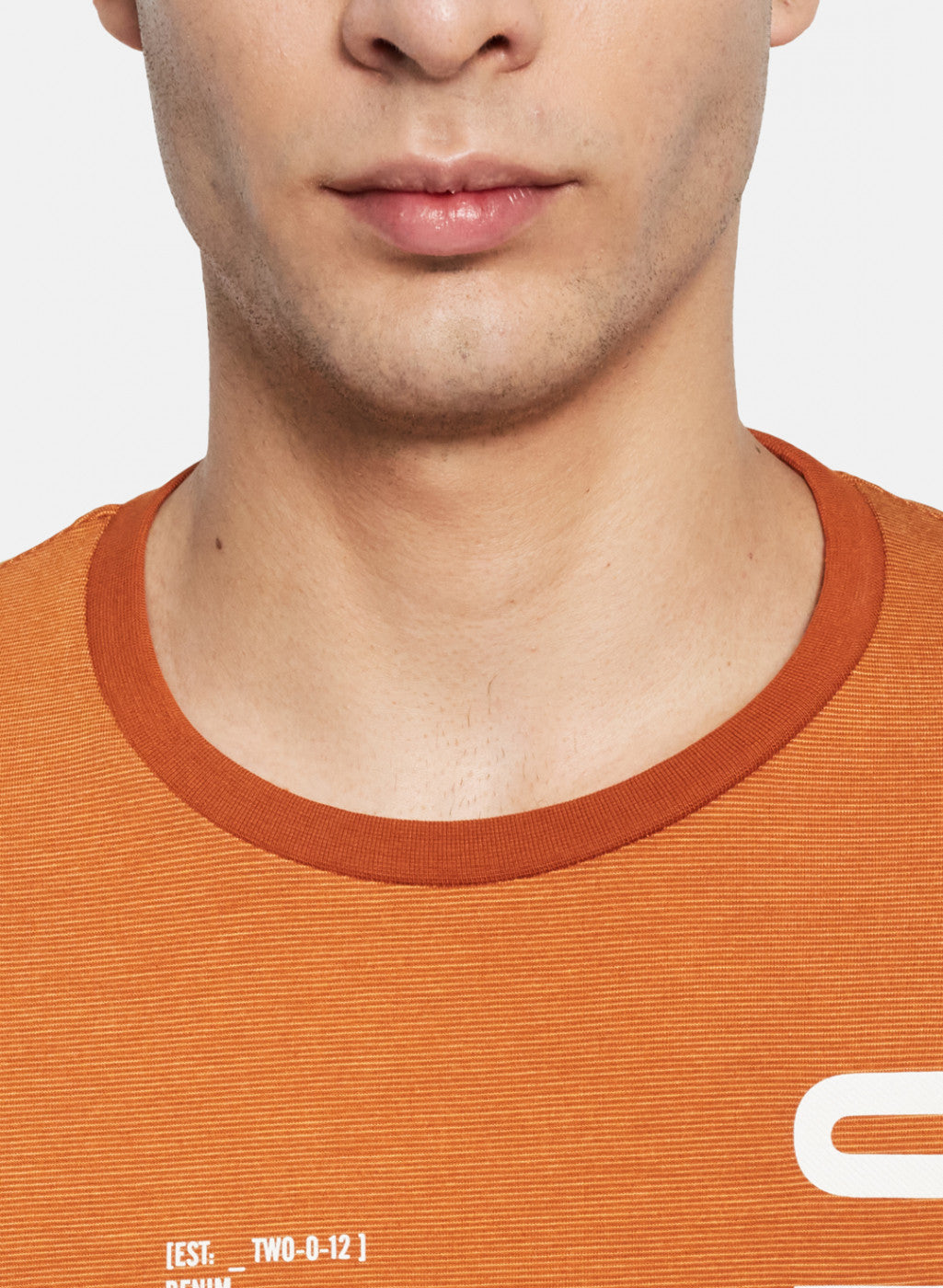 Men Orange Printed T-Shirt