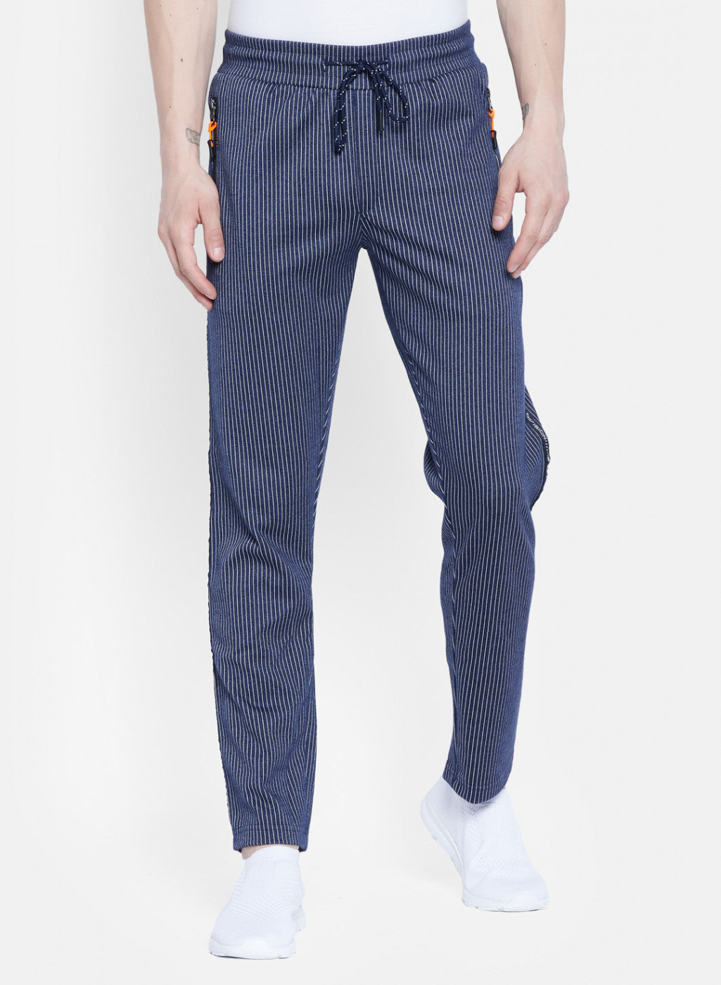 Mens Blue Stripe Lower