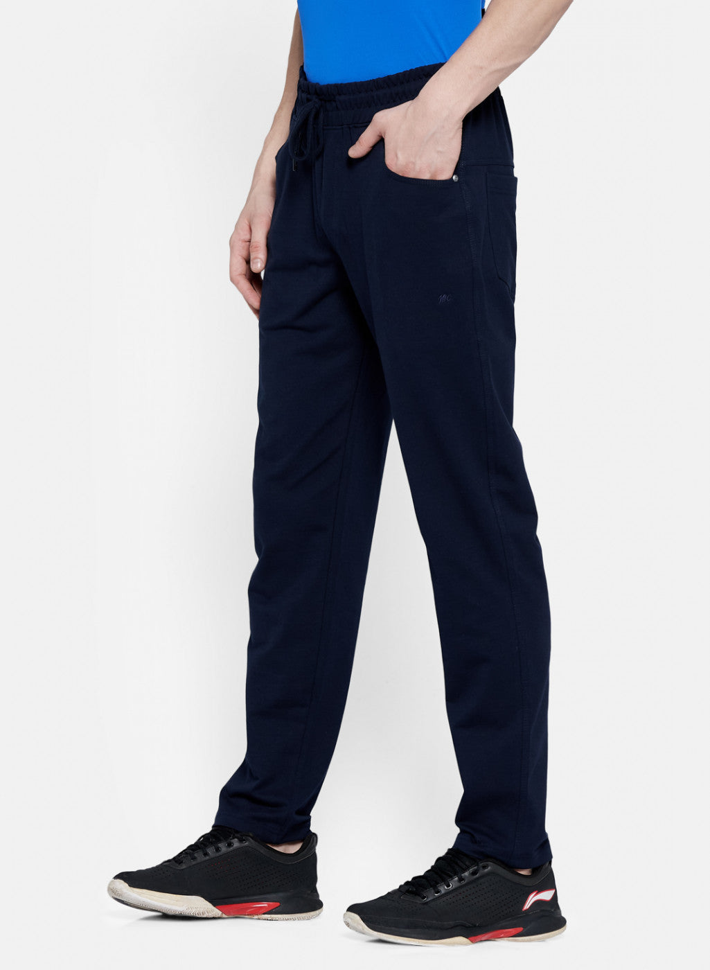 Mens Navy Blue Smart Fit Lower