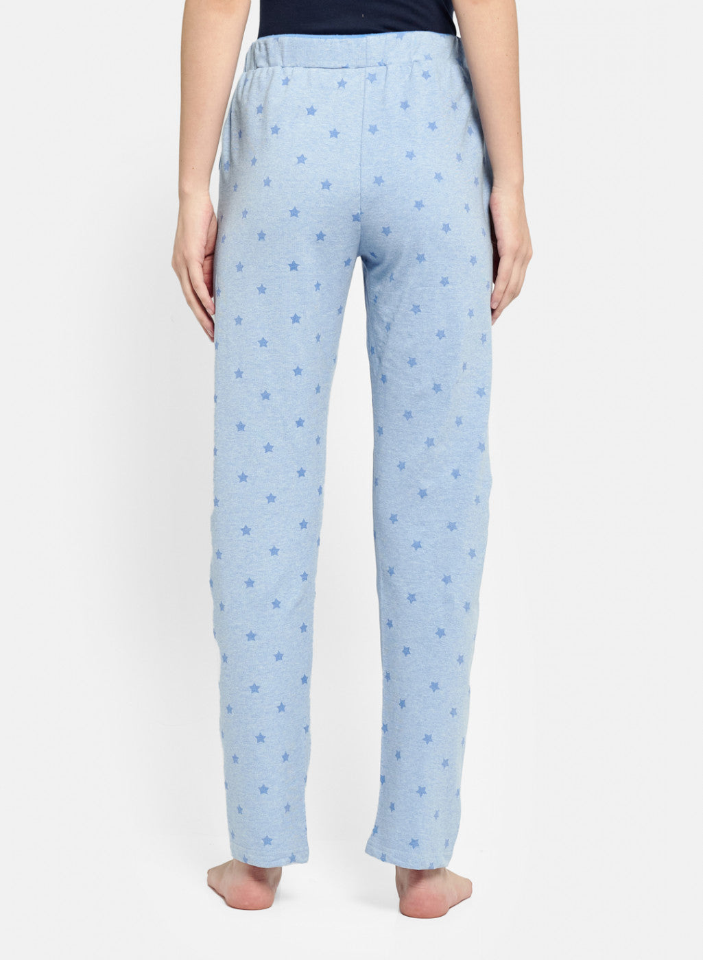 Womens Sky Blue Regular Fit Lower