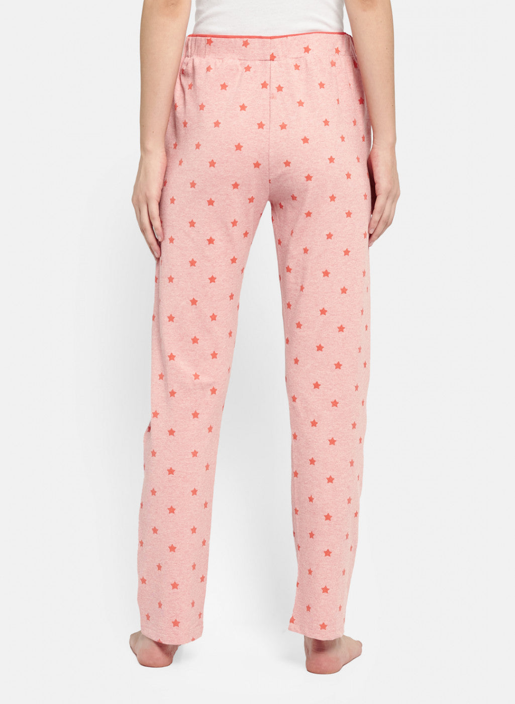 Womens Peach Regular Fit Lower