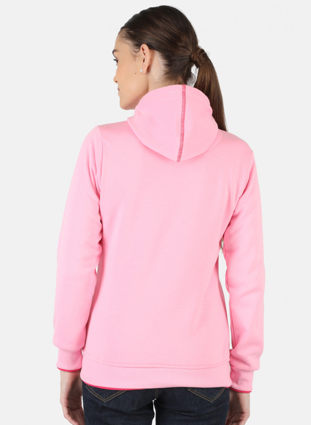 Women Pink Printed Sweatshirt