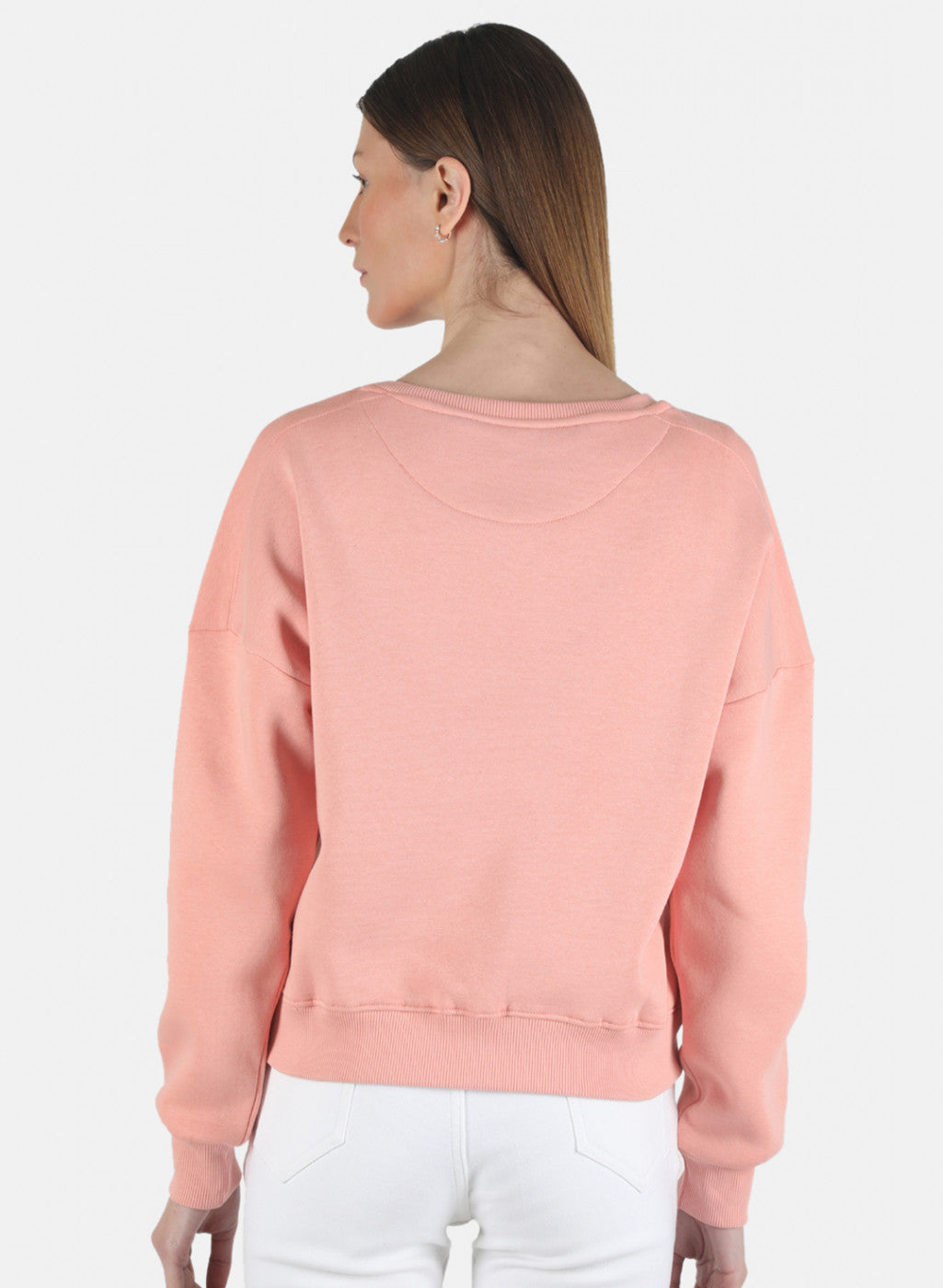 Women Pink Printed Sweatshirt