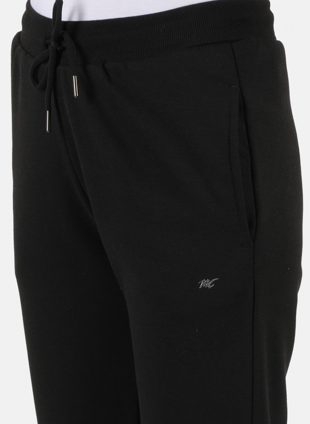 Women Black Solid Tracksuit