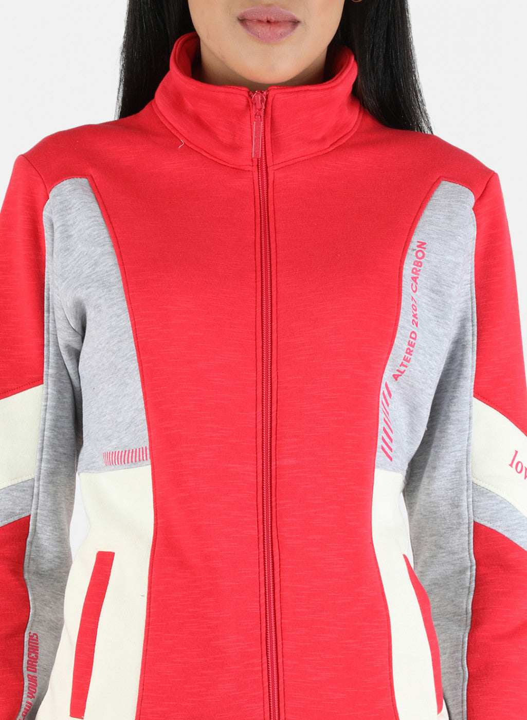 Women Pink Solid Tracksuit