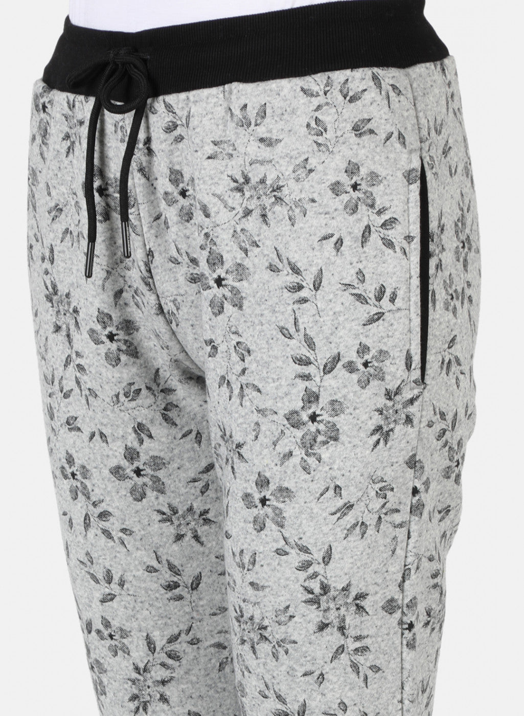 Women Grey Printed Winter Lower