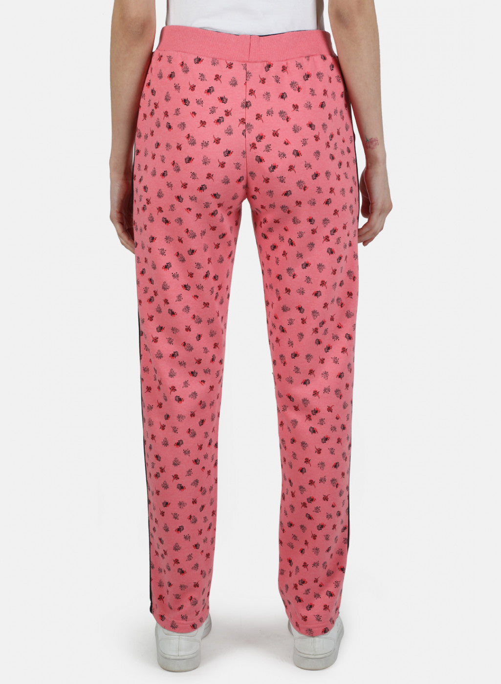 Women Pink Printed Winter Lower