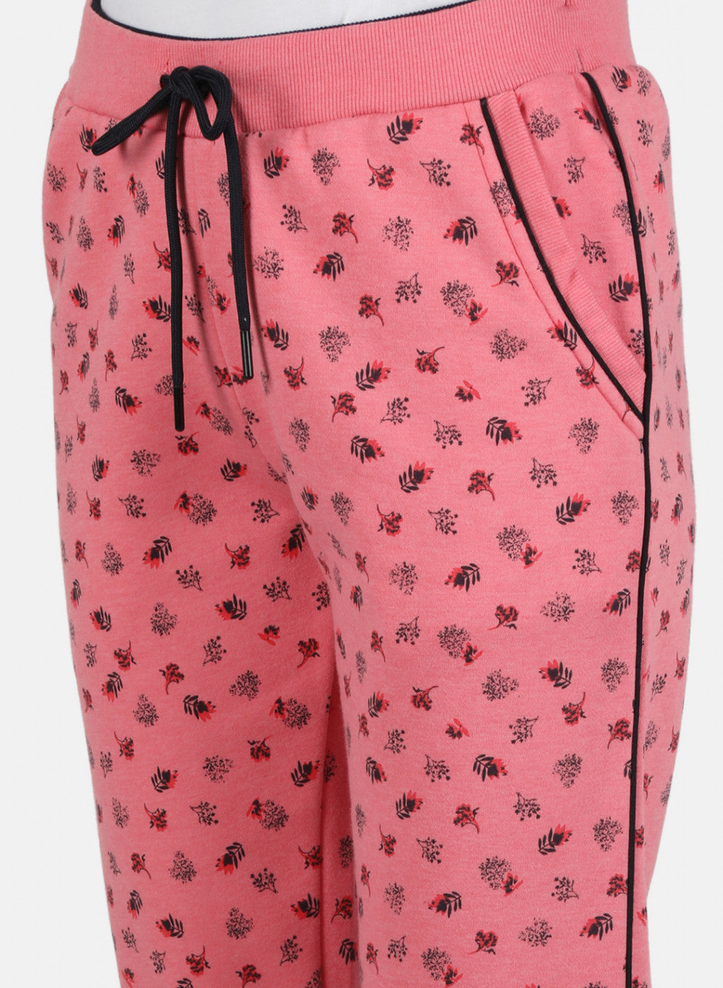 Women Pink Printed Winter Lower