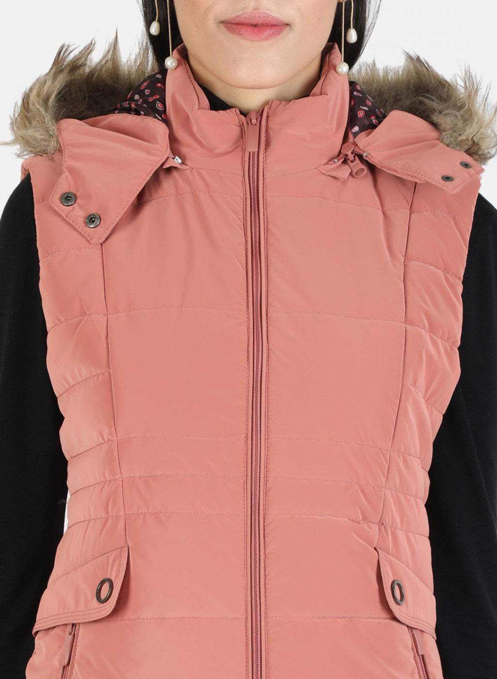 Women Pink Solid Jacket