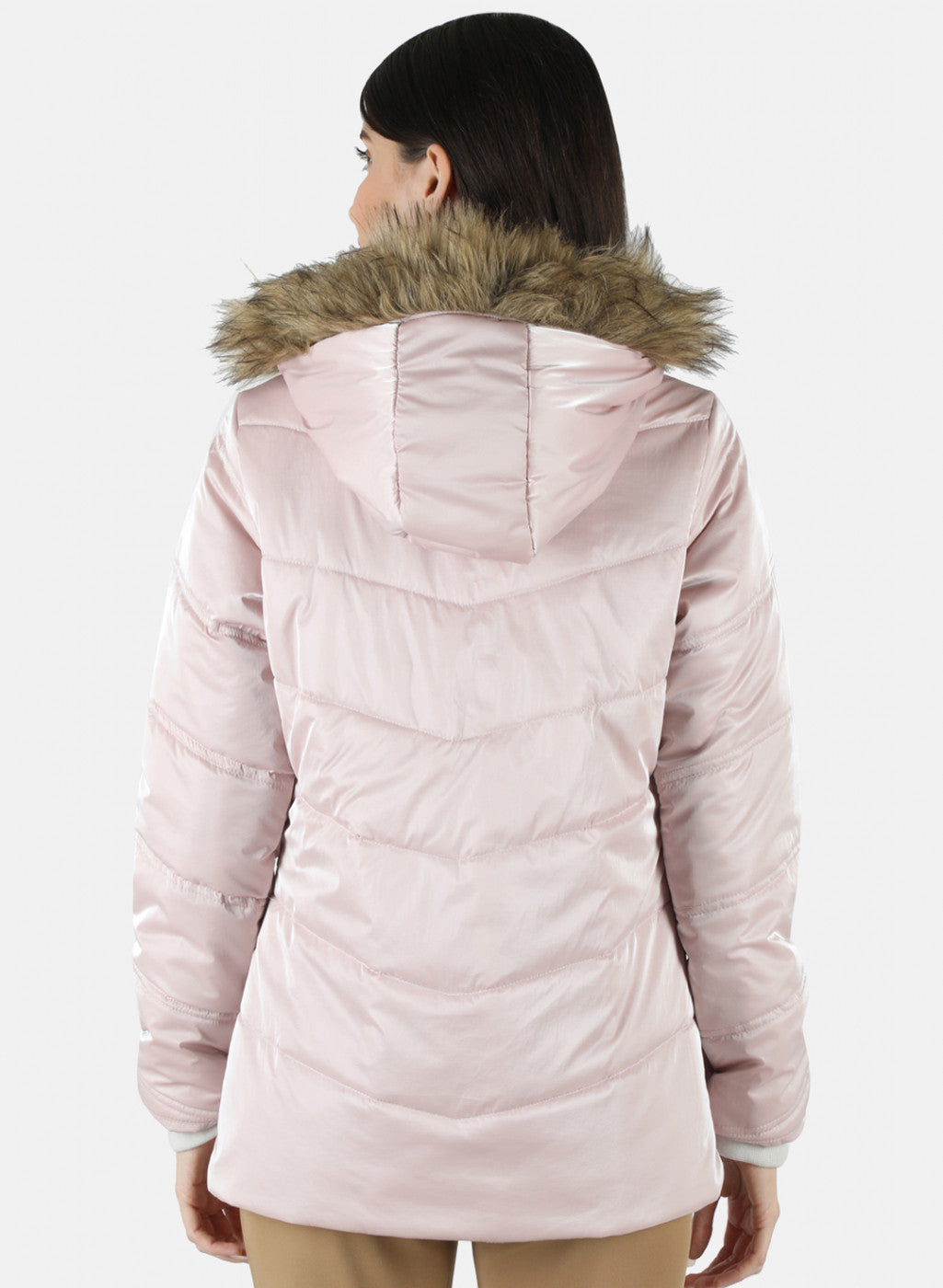 Women Pink Solid Jacket