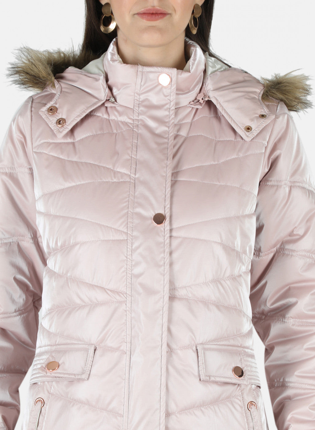 Women Pink Solid Jacket