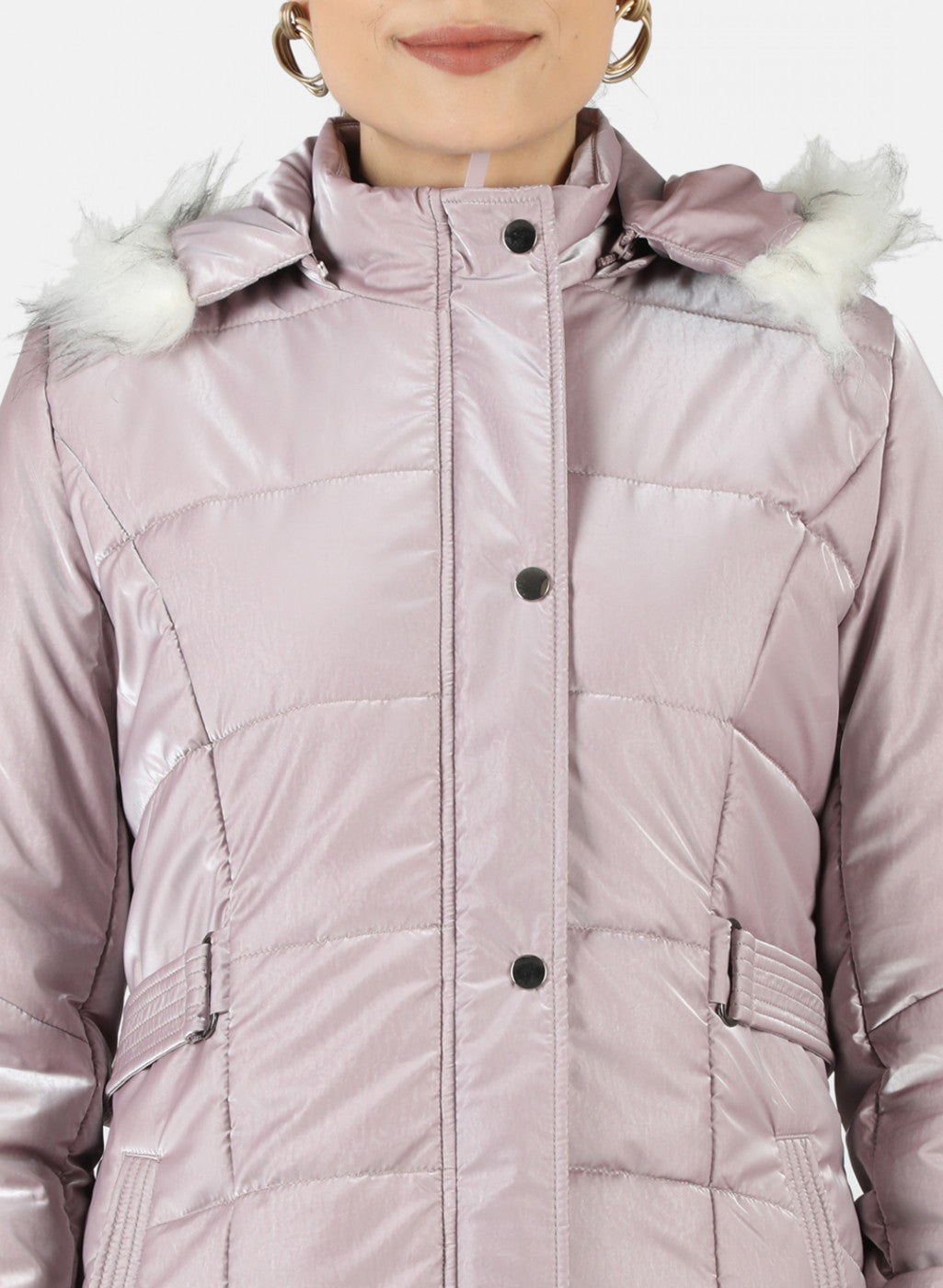 Women Pink Solid Jacket