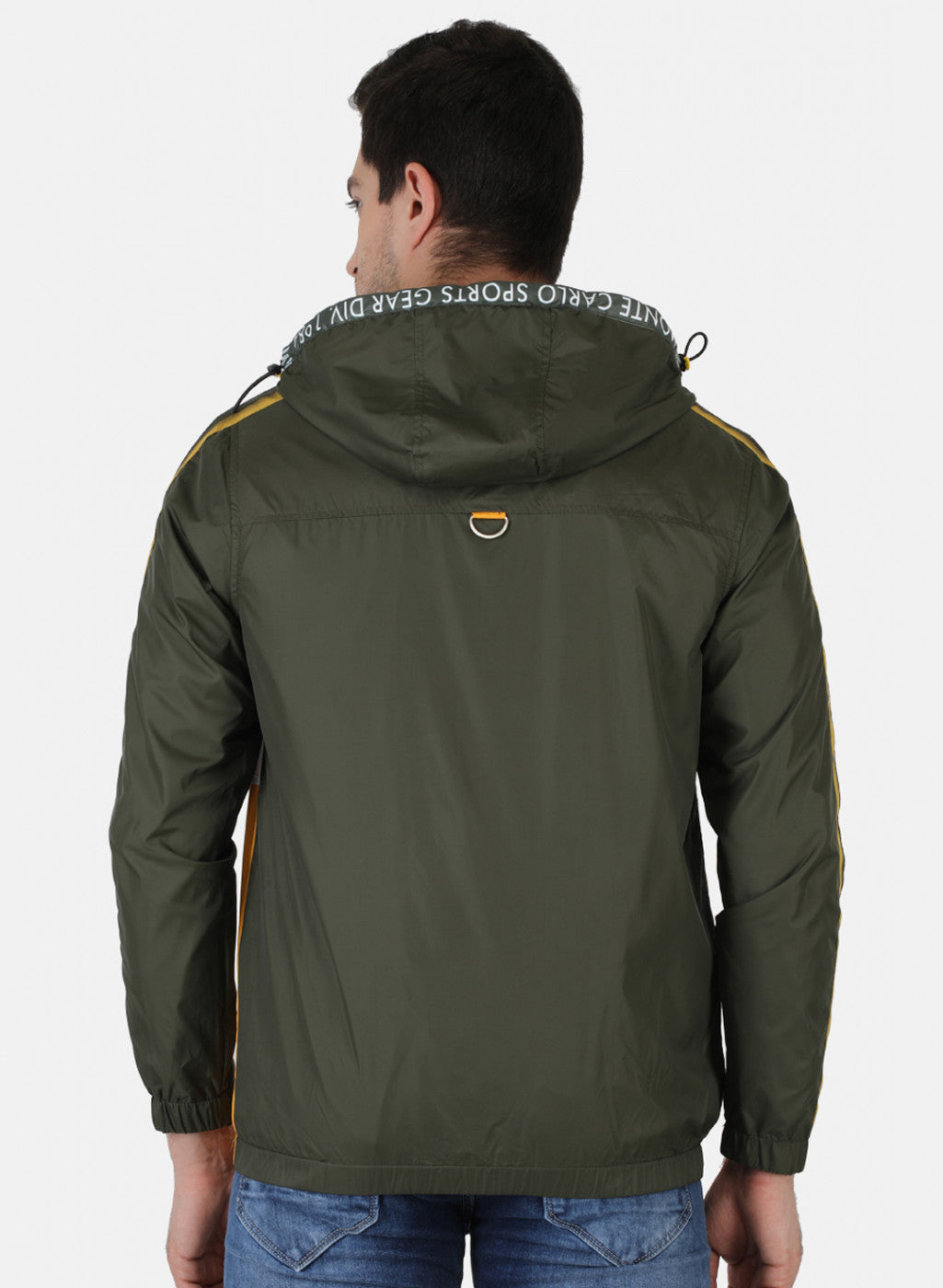 Men Green Solid Jacket