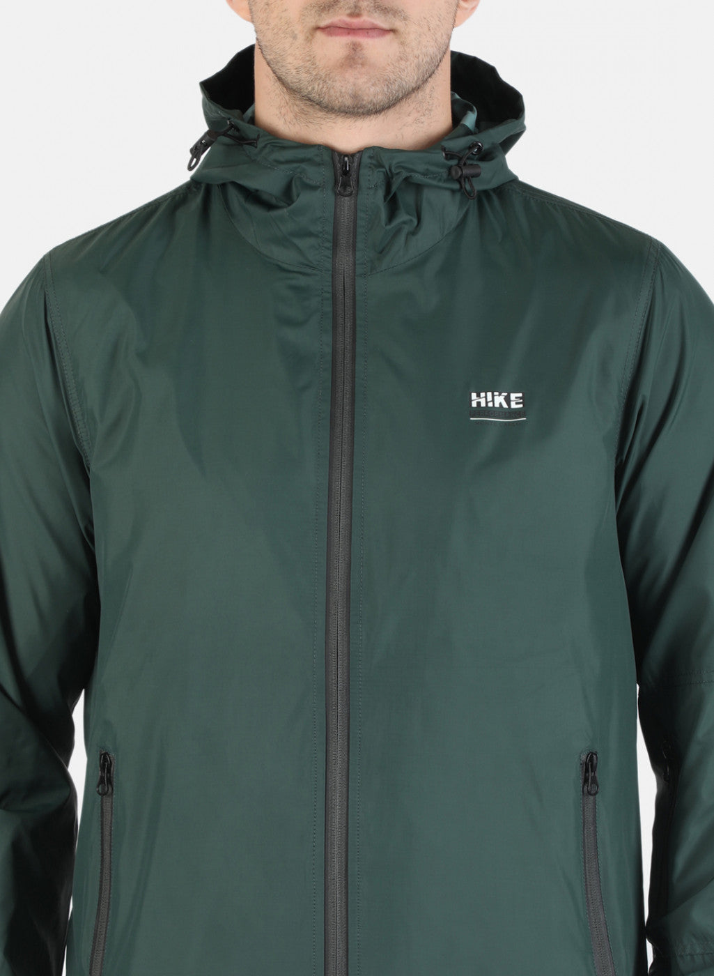 Men Green Solid Jacket